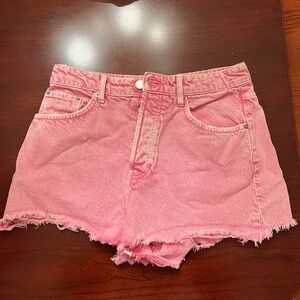 Bright Pink Zara Jean Shorts